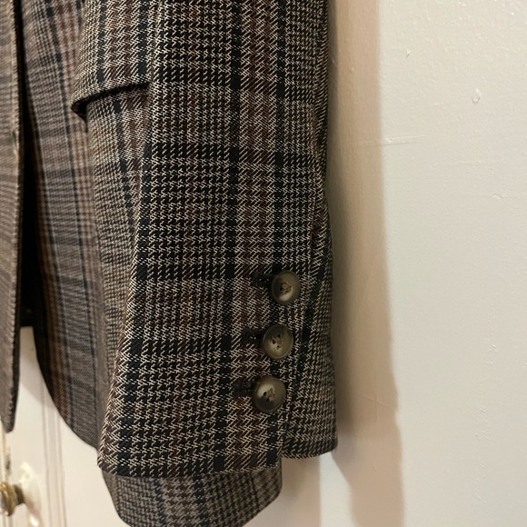 & Other Stories Fitted Checkered Blazer in Size 8 - Picture 7 of 12